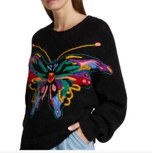 MOTHER Bat wing Butterfly Sweater Size L